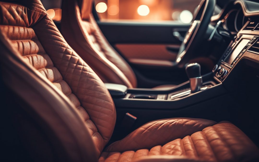 Nettoyage voiture des sieges en cuir